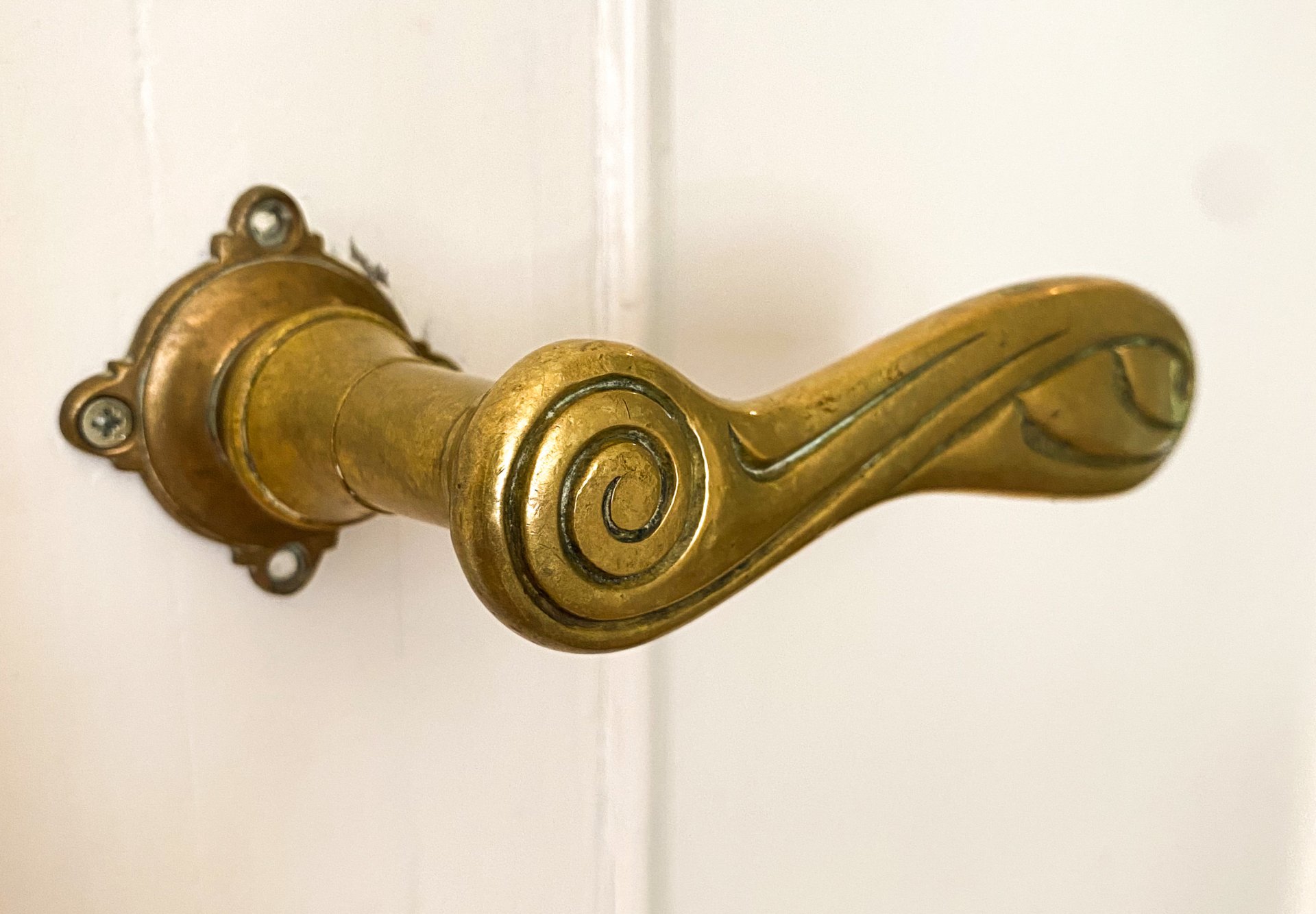 Schöne Ornamentik auf der Türinnenseite - Oliver Reifferscheid - Immobilienmakler Darmstadt